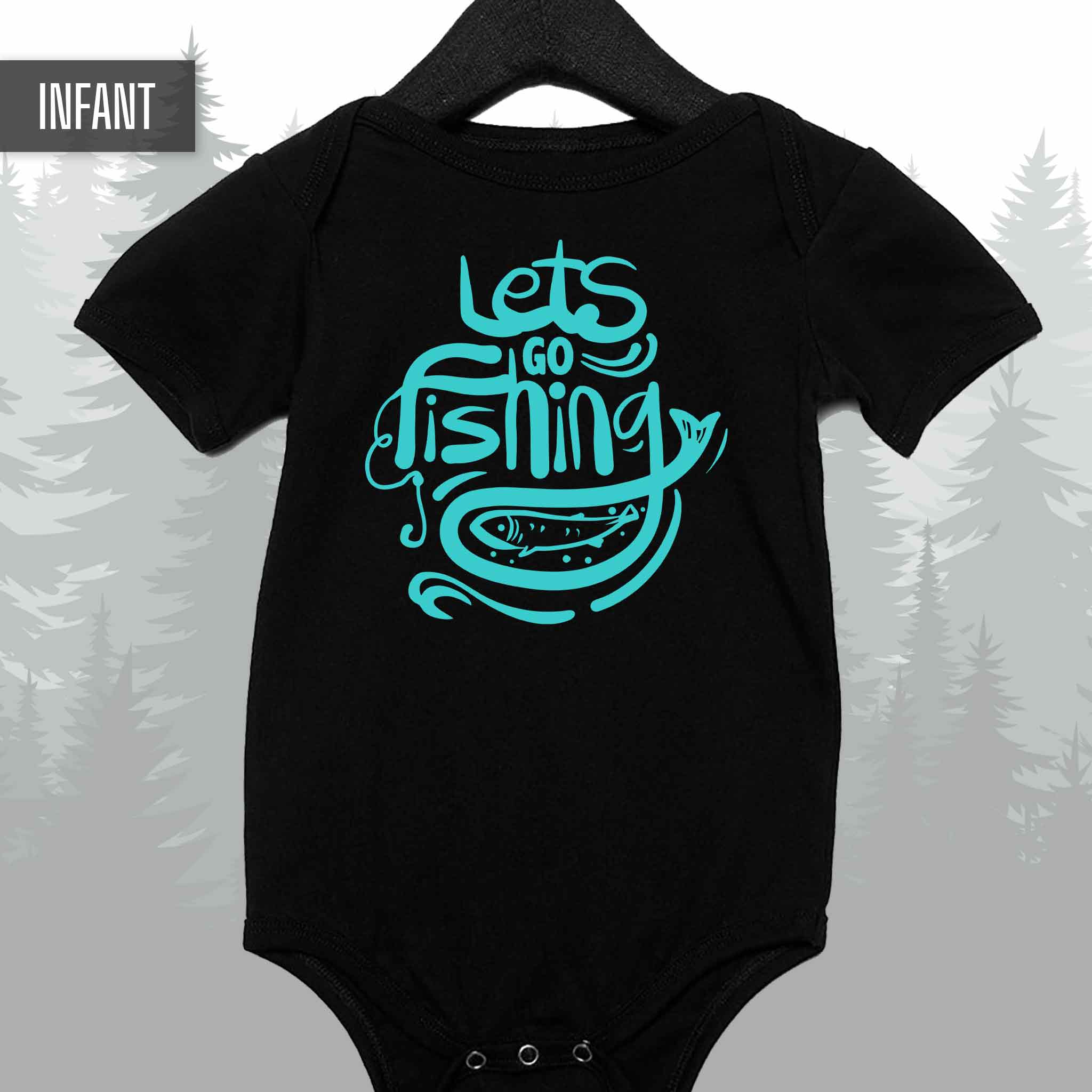 Let's Go Fishing Infant Onesie – Discover the Outdoors