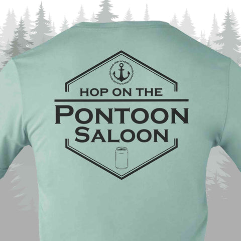 Pontoon Saloon Custom Captain T-Shirt