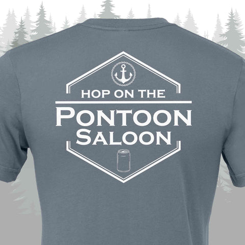 Pontoon Saloon Custom Captain T-Shirt