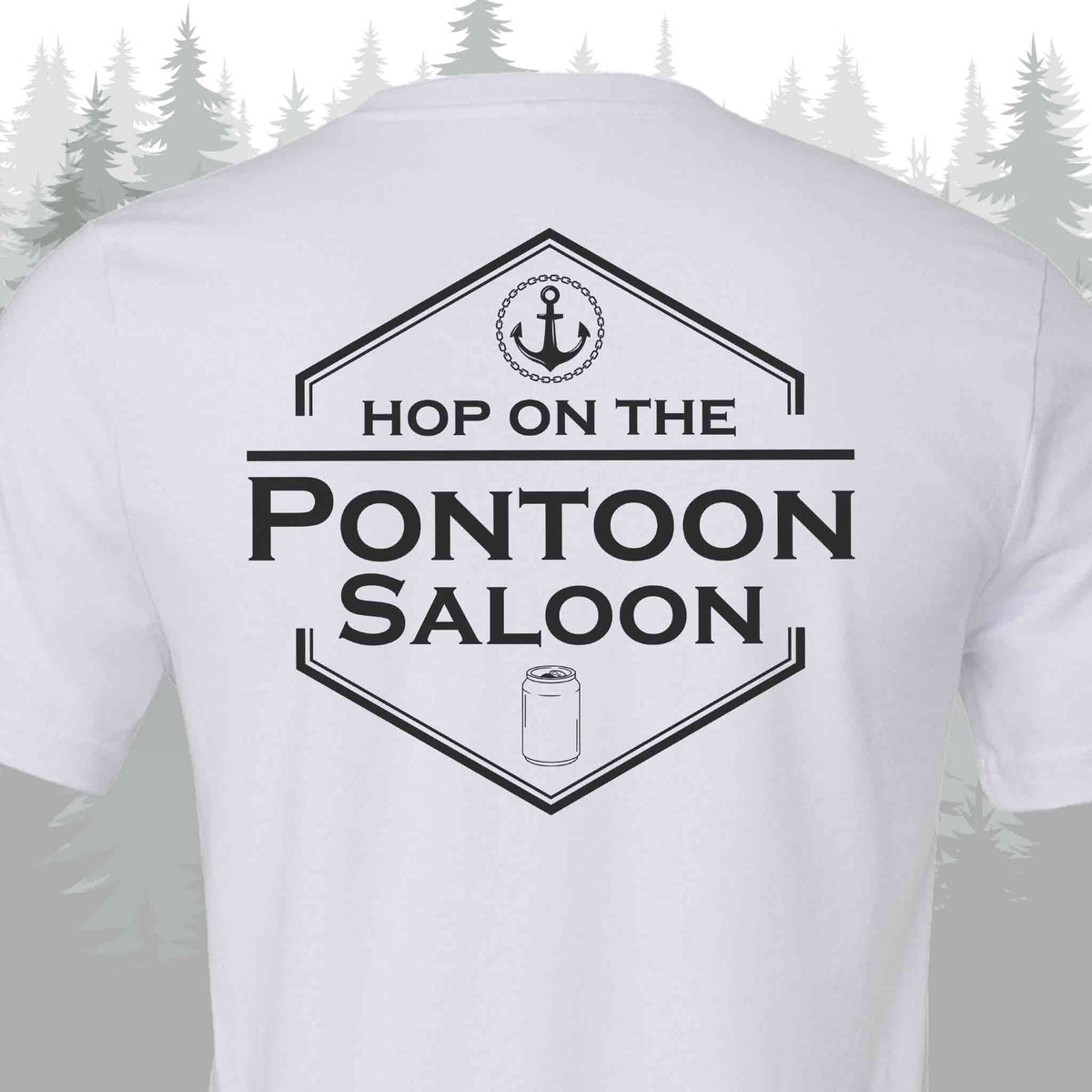 Pontoon Saloon Custom Captain T-Shirt